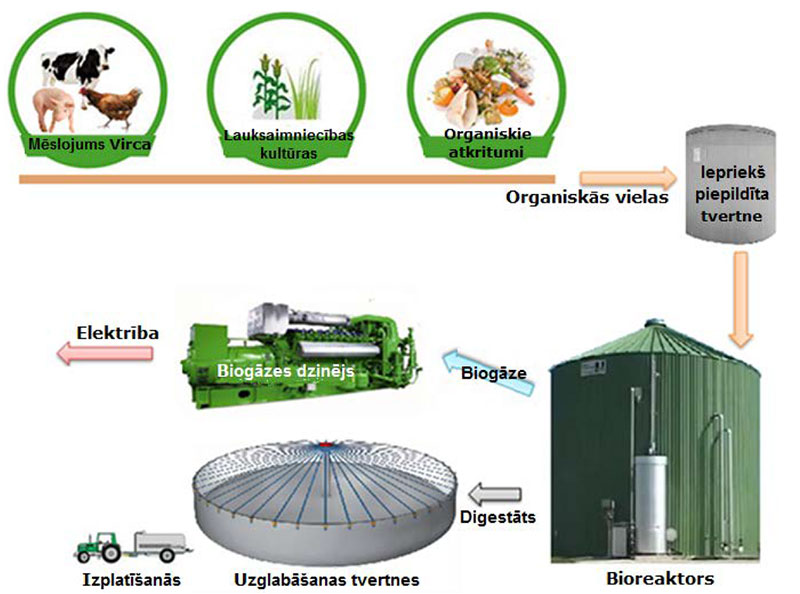Biogas schema