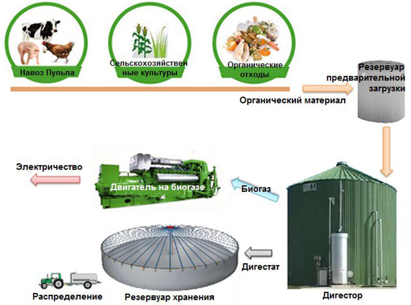 Biogas schema